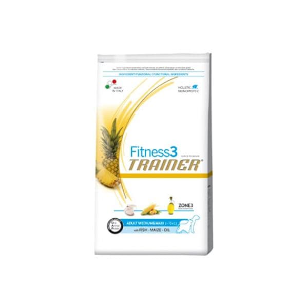Trainer Fitness 3 Adult Medium Fish & Maize 12,5Kg