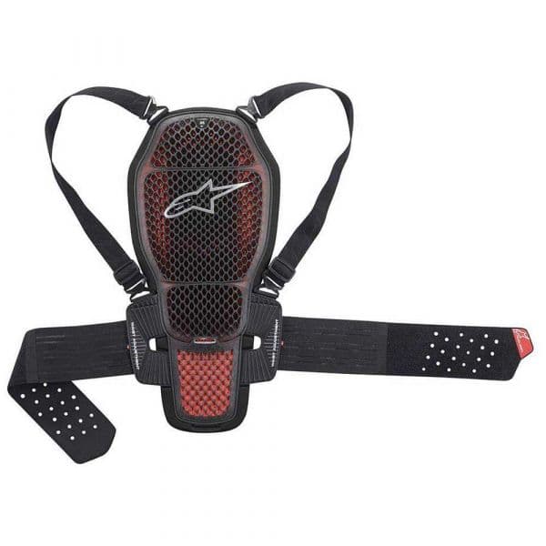Alpinestars Nucleon Kr 1 Cell Protector Coluna Transparent Smoke Red Black Xl