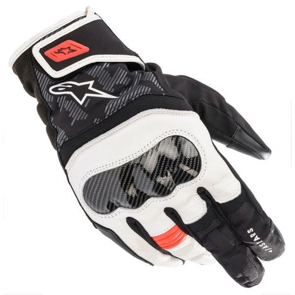 Alpinestars Luvas Smx Z Drystar Black Black / White / Red Fluo XL