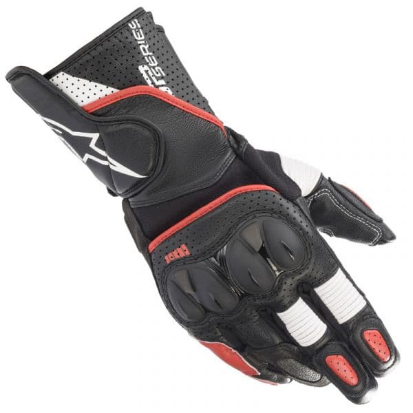 Alpinestars Luvas SP-2 V3 Black White Bright Red Xl
