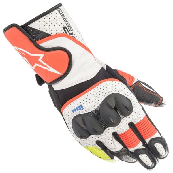 Alpinestars Luvas SP-2 V3 White / Red fluo / Black - XL - M-2001513926