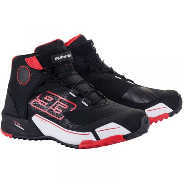 Alpinestars Botas MM93 Cr-x Drystar Black Red White 10.5 (eu 43.5) - 2611921-132-105
