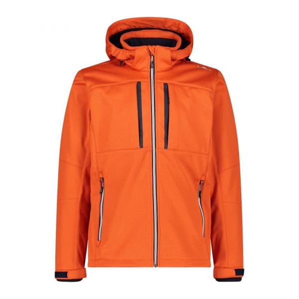 Cmp Zip Hood 32a1947 Softshell Jacket Laranja S Homem
