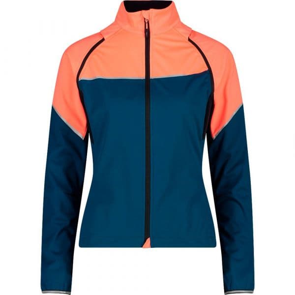 Cmp With Removable Sleeves 31a2556 Jacket Laranja,Azul M Mulher