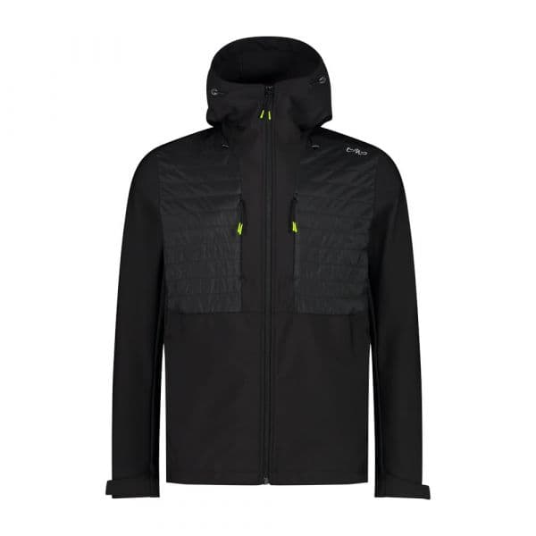Cmp Hybrid Fix Hood 32a3387 Softshell Jacket Preto M Homem