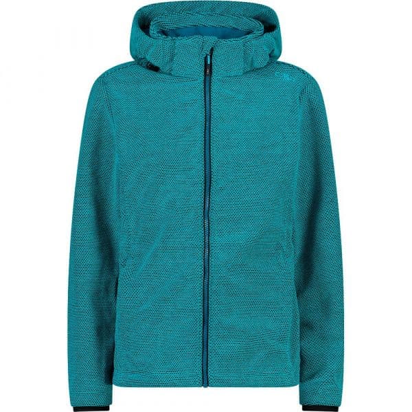 Cmp Zip Hood 32a1416 Softshell Jacket Azul S Mulher