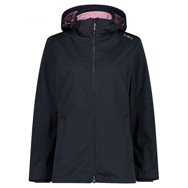 Cmp 39a5096 Softshell Jacket Preto 2XL Mulher
