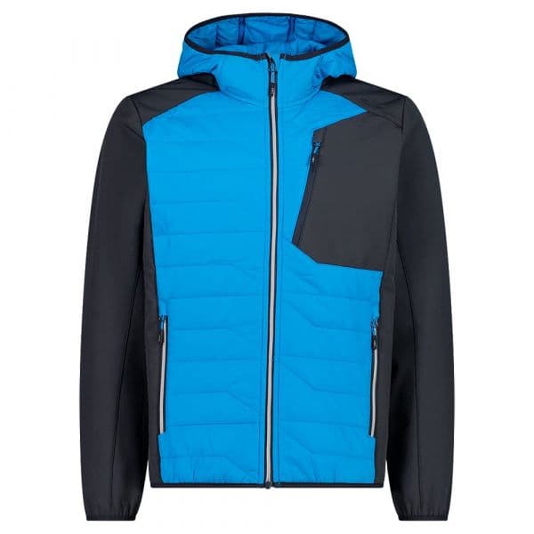 Cmp Fix Hood 31a0897 Jacket Azul L Homem