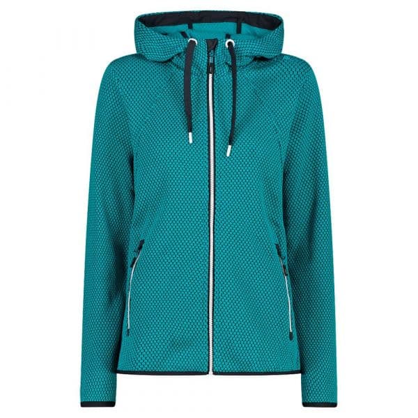 Cmp Fix Hood 32h3556 Jacket Verde 2XS Mulher