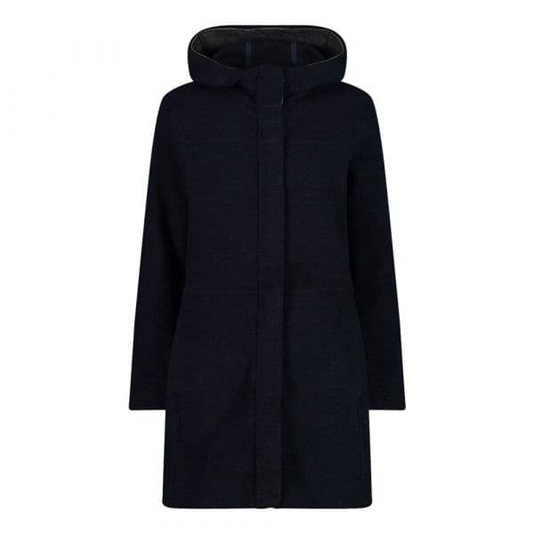 Cmp Coat Fix Hood 32m3476 Jacket Azul,Preto 42 Mulher