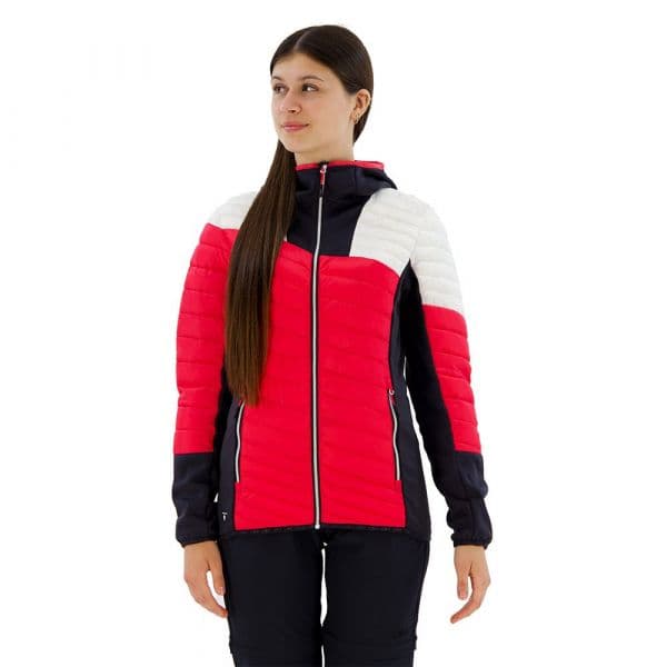 Cmp Hybrid Fix Hood 32z4526 Softshell Jacket Vermelho 2XS Mulher