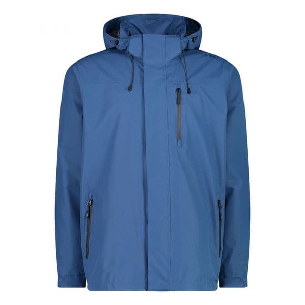 Cmp Zip Hood Softshell Jacket Azul M Homem