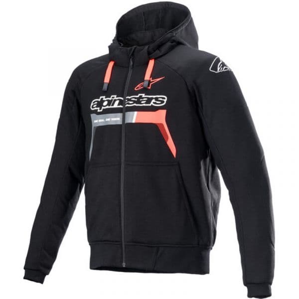 Alpinestars Casacos Chrome Ignition Black Red Fluo S