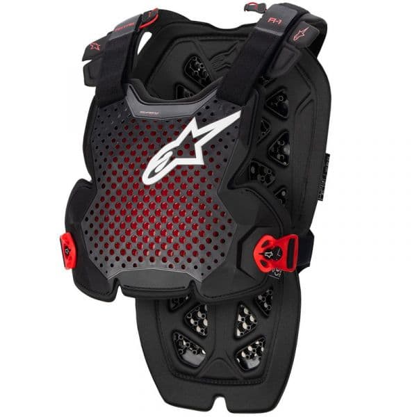 Alpinestars Proteção A-1 Pro Chest Anthracite / Black / Red Xl/xxl