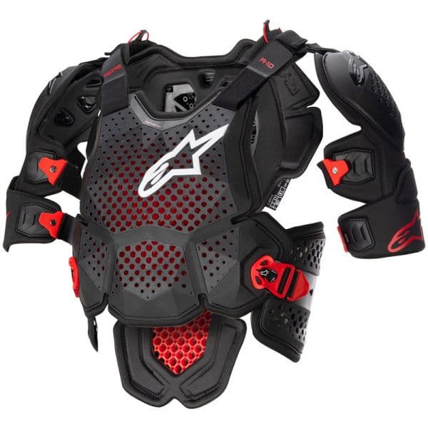 Alpinestars Proteções A-10 V2 Full Chest Anthracite Black Red Xs/s