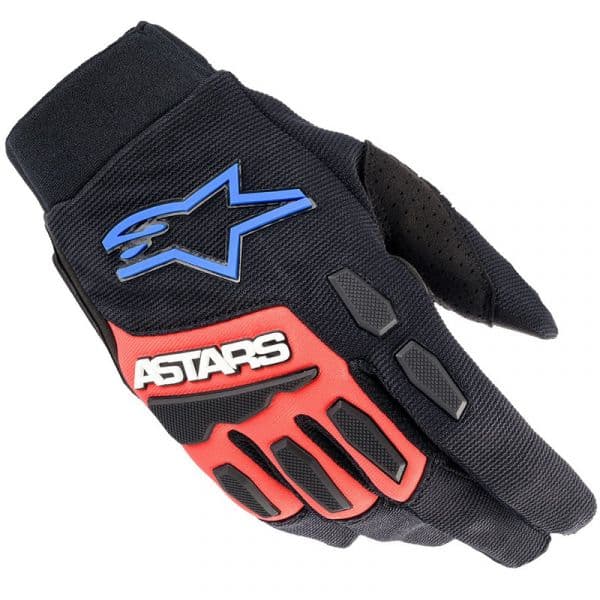 Alpinestars Luvas Full Bore Xt Black / Bright Red / Blue M