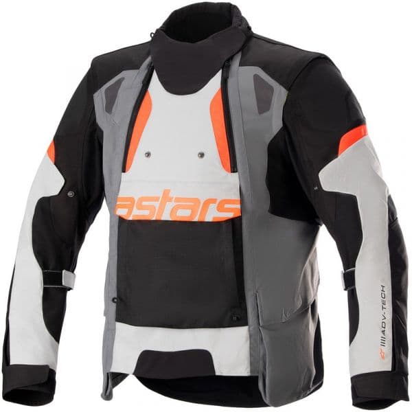 Alpinestars Casaco Halo Drystar Dark Grey / Ice Grey / Black L
