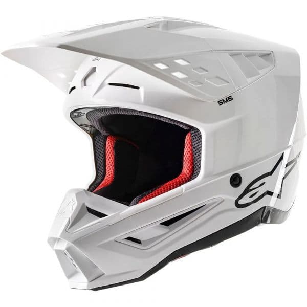 Alpinestars Capacete Off-road S-M5 ECE 22.06 Sm5 Solid White Glossy 2024 XXL