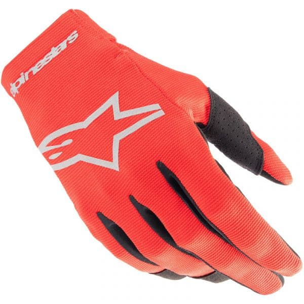 Alpinestars Luvas Radar Junior Mars Red / Silver S