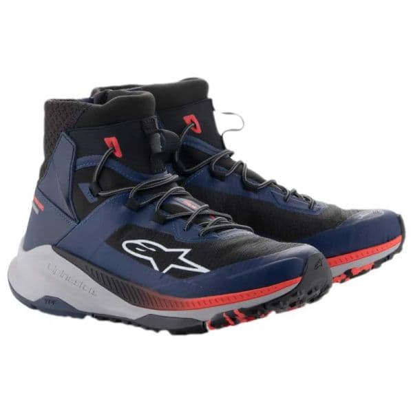 Alpinestars Sapatos de Motociclismo Speedforce XR Blue Black Red Fluo Grey 8