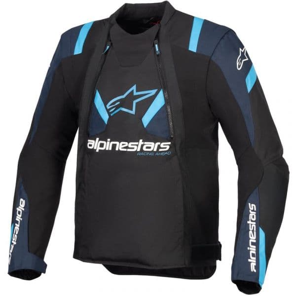 Alpinestars Casaco T-Stunt Air Black / Dark Blue / Blithe Blue 2XL