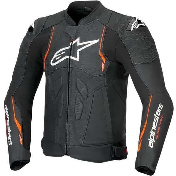 Alpinestars Casaco Dusk Airflow Black / Red Fluo 50