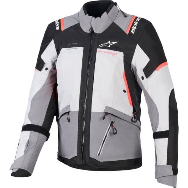Alpinestars Casaco Stella Andes V4 Drystar® Lady Dark Grey / Ice Grey / Black / Fluo Coral XXL