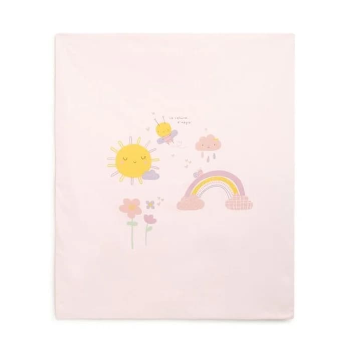 Chicco Manta Algodão Natureza Rosa