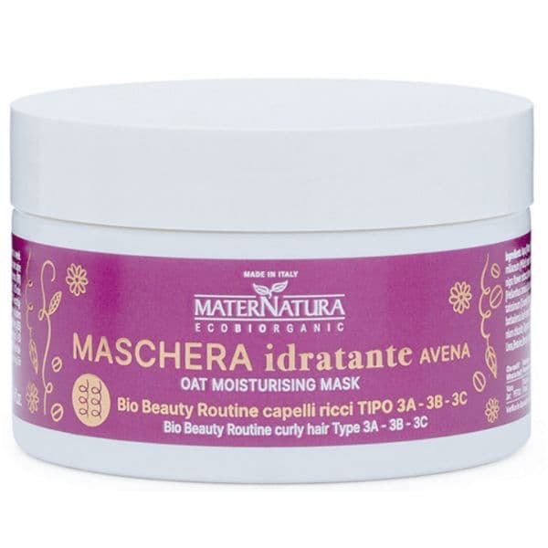 Maternatura Máscara Hidratante Cabelos Cacheados e Oat 200ml