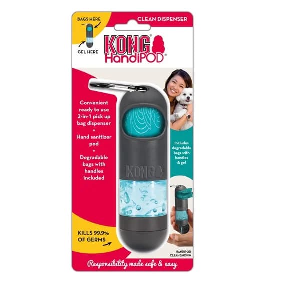 Kong Handipod Dispensador Sacos de Dejectos + Gel Desinfectante L