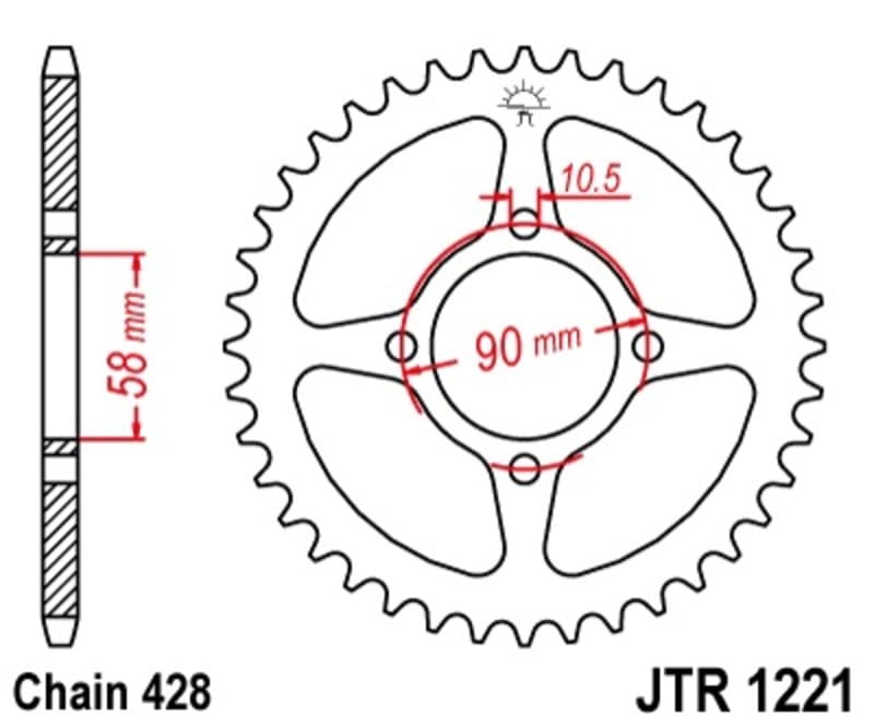 CREMALHEIRA JTR1221-45D