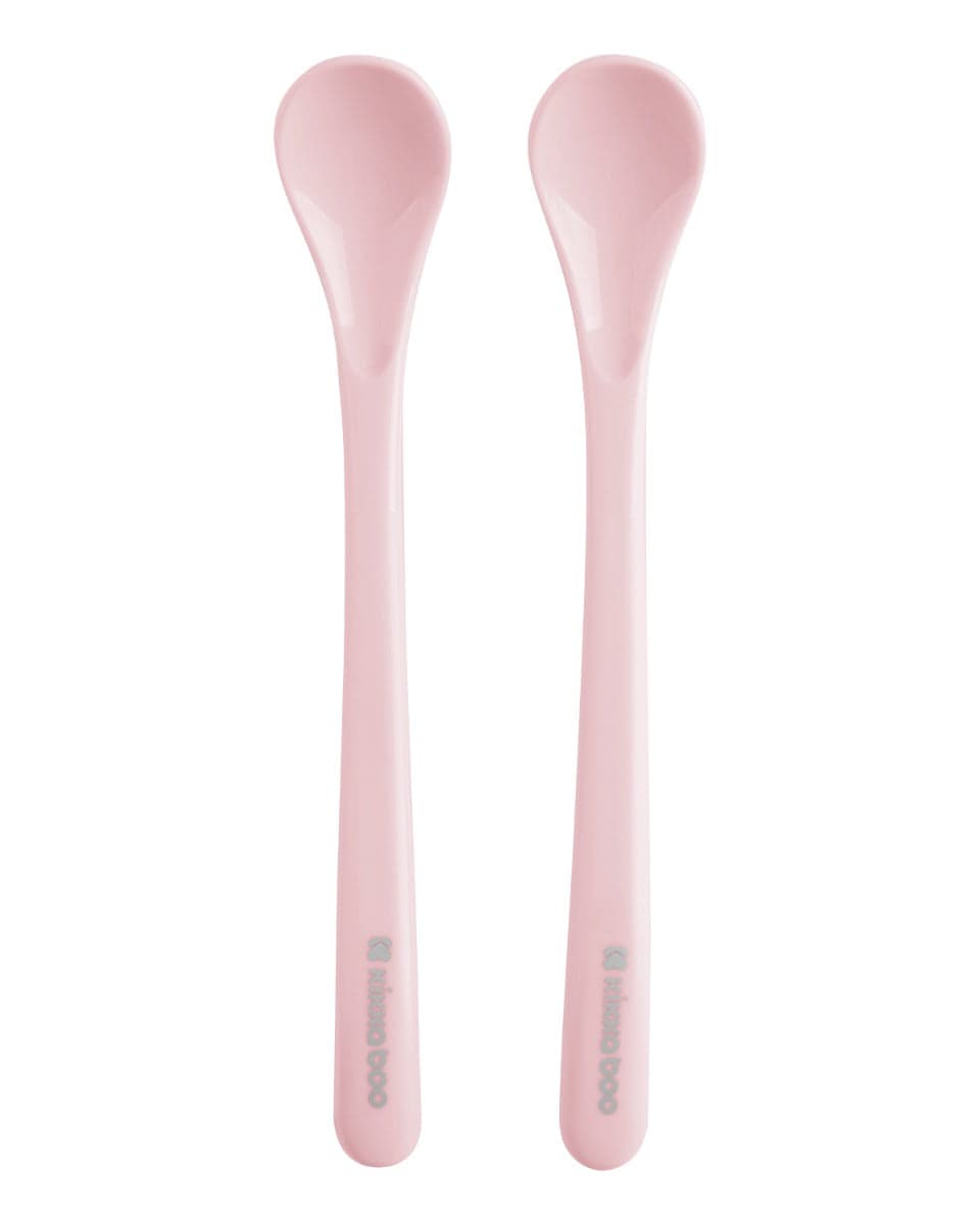 Conjunto de colheres PP 2 peças Mint brilhante Kikkaboo
