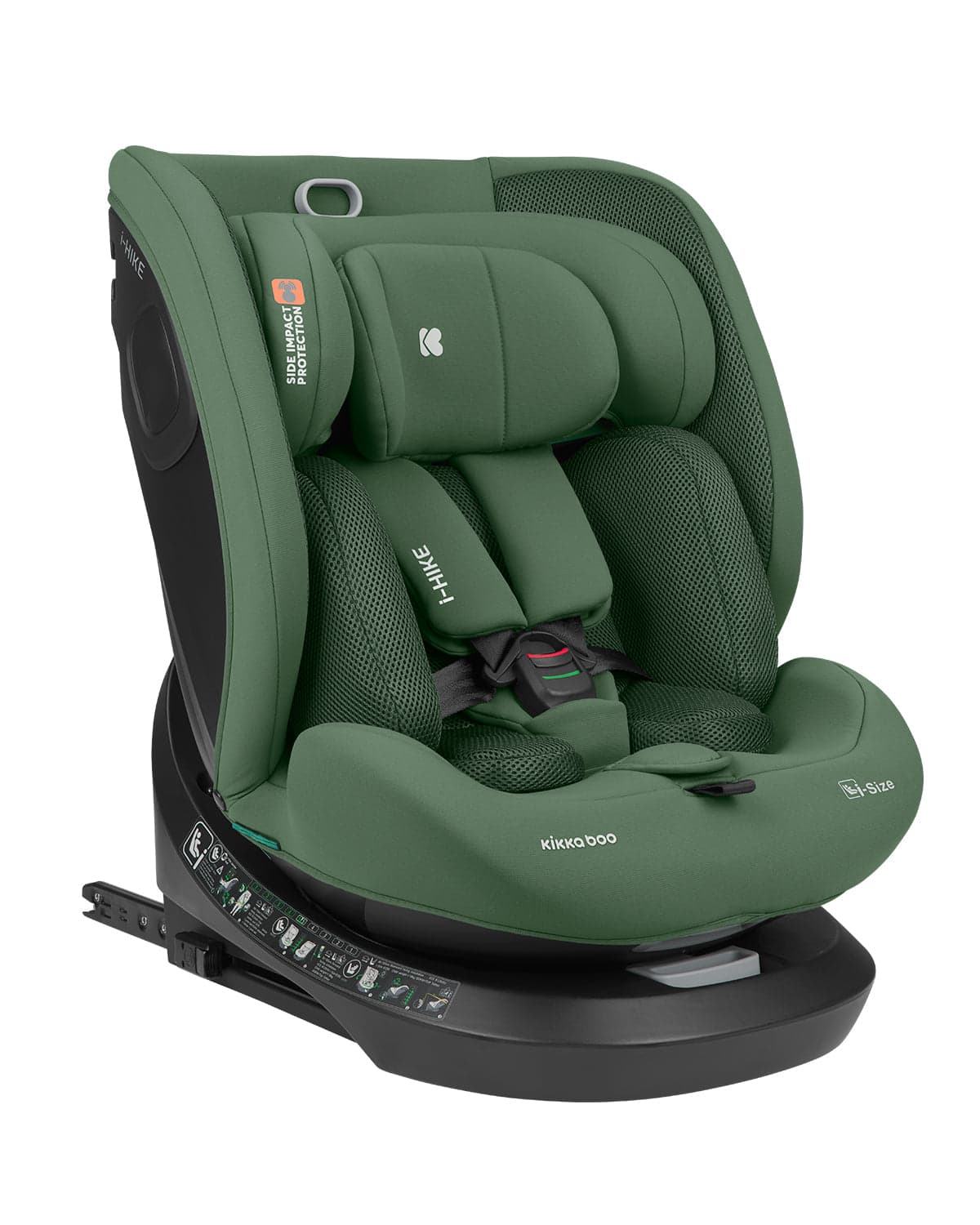 Cadeira auto 40-150 cm i-Hike i-SIZE Green Kikkaboo
