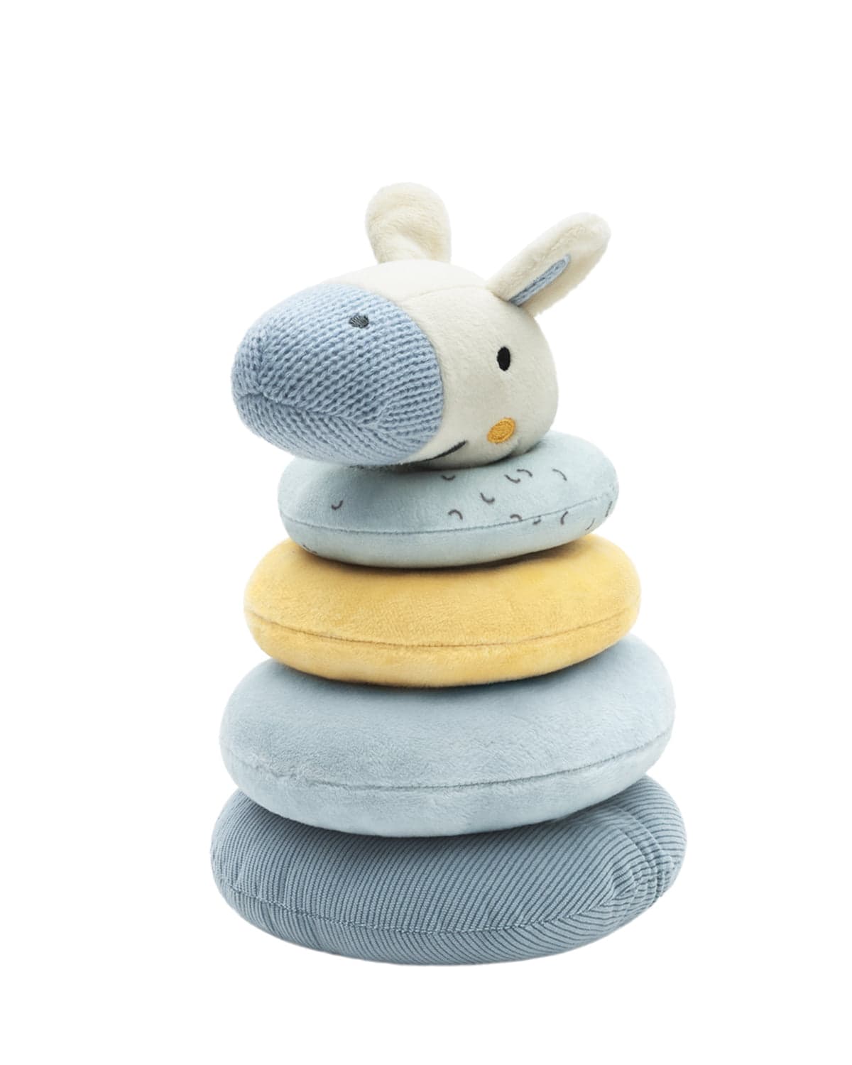 Torre de empilhamento de peluches Stripy Friends Kikkaboo