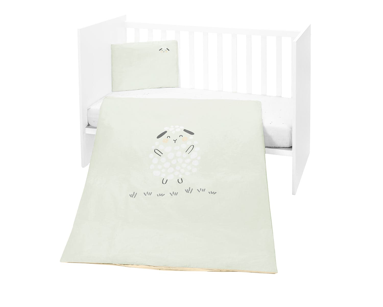 Conjunto de cama Sleepy Sheep de 5 peças Kikkaboo