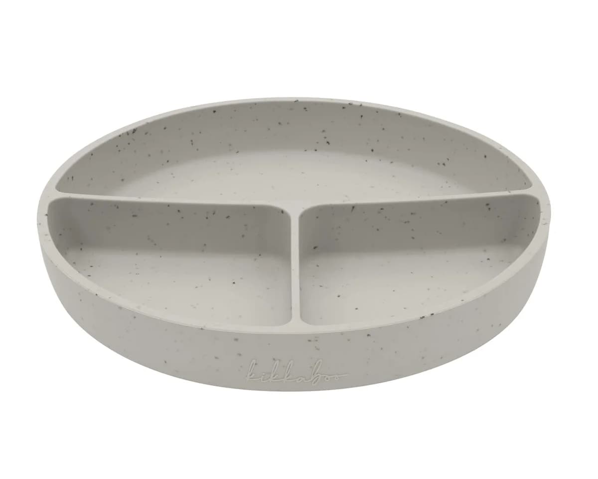 Prato de Silicone com base de sucção Sand Platinum Kikkaboo