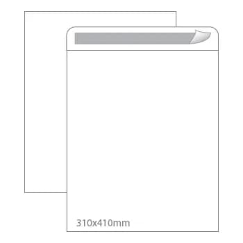 Envelope Saco 310x410mm 100gr Autodex 100 Un. Branco - 1611045