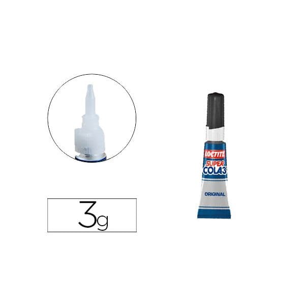 Loctite Super Cola 3 Original Número 1 Líquido 3g - 442046