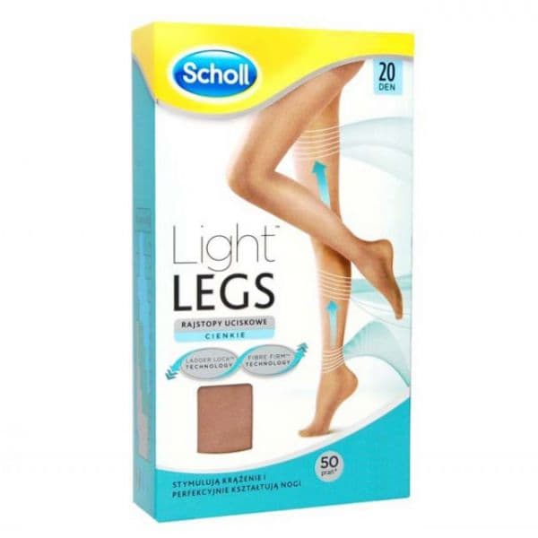 Dr. Scholl Light Legs Collant Compressão 20Den Bege S