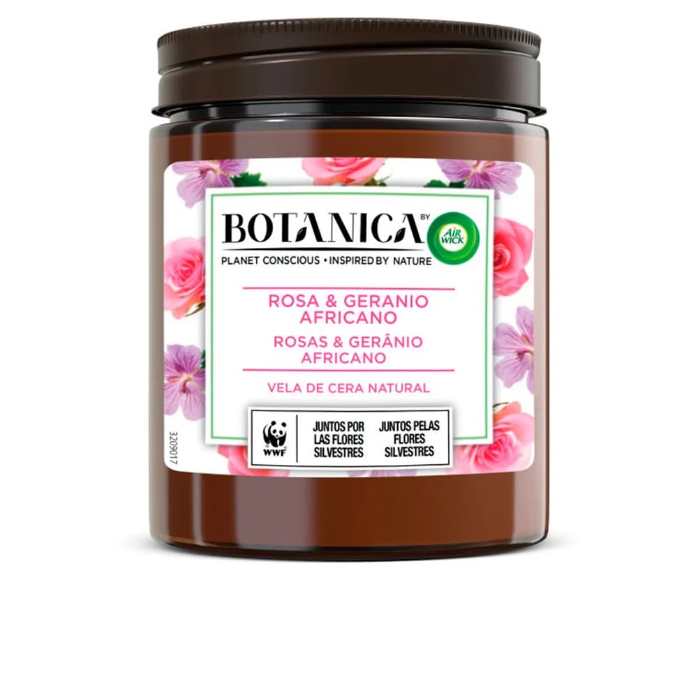 BOTANICA VELA rosa e gerânio