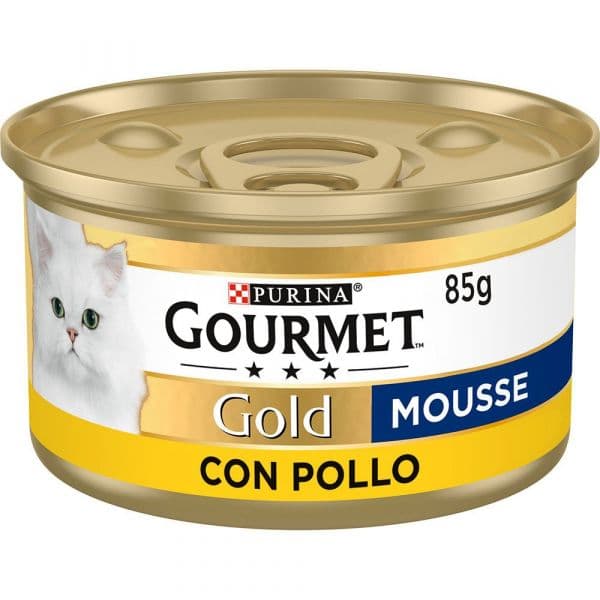 Ração Húmida Purina Gourmet Gold Mousse Frango 24x85g