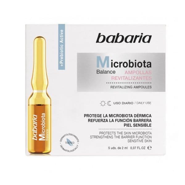 Babaria Microbiota Balance Ampolas Revitalizantes Pele Sensível 5x2ml