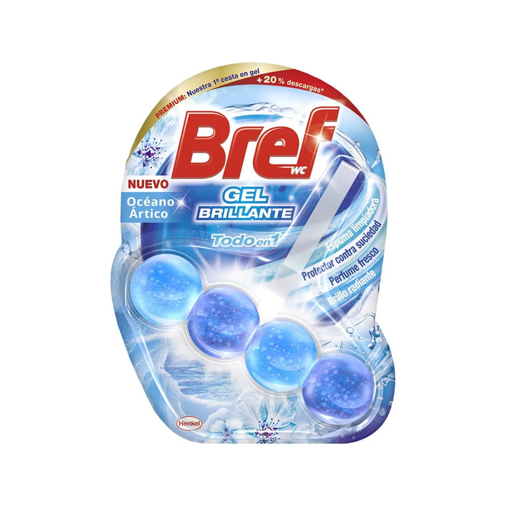 Bloco Sanit rio Bref Oceano Gel Brilhante 42gr