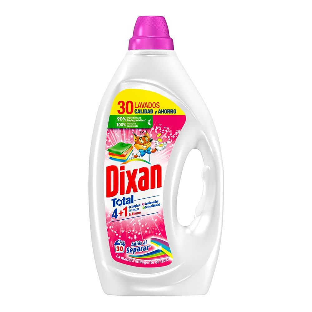 DETERGENTE LÍQUIDO DIXAN ADEUS AO SEPARAR 30 LAVAGENS