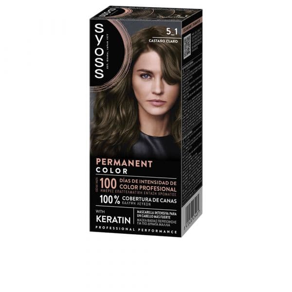 Syoss Coloração Permanente Tom 5.1 Castanho Claro 1 unidade