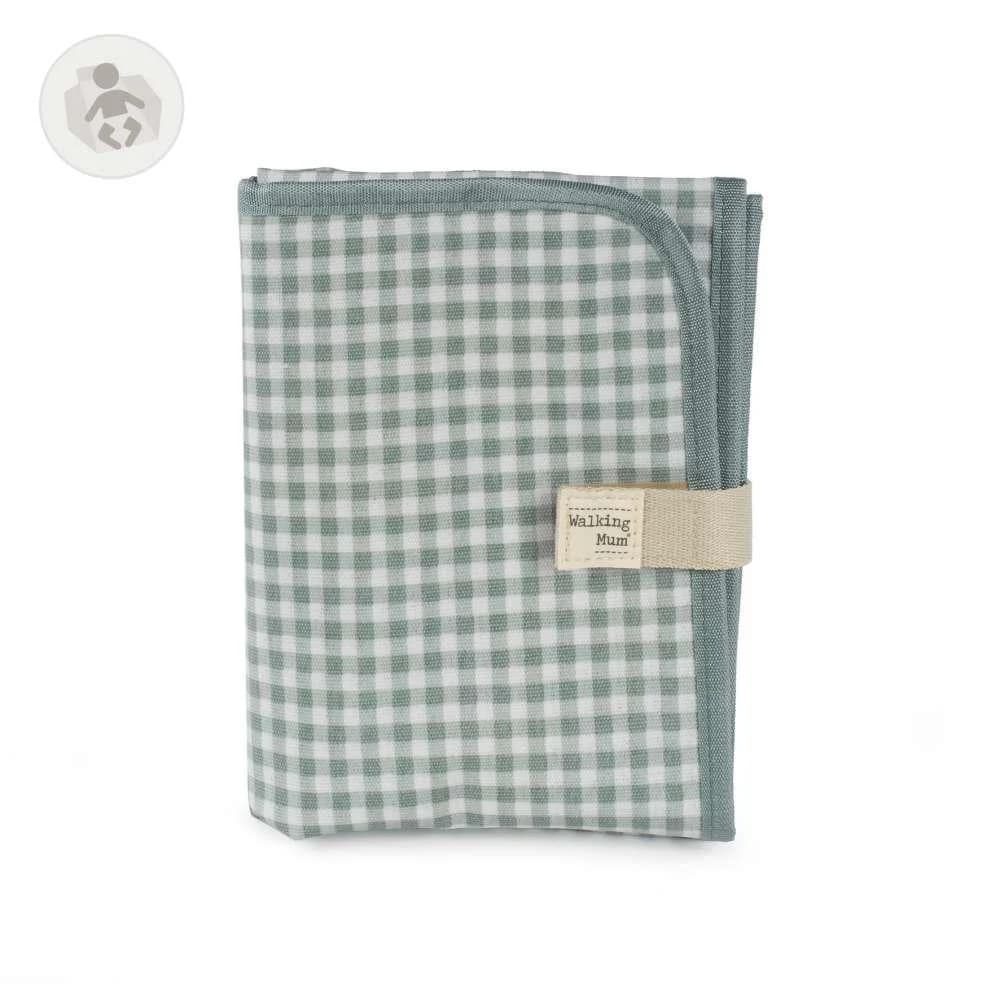 Walking Mum Muda Fraldas - I Love Vichy (verde) - 36269
