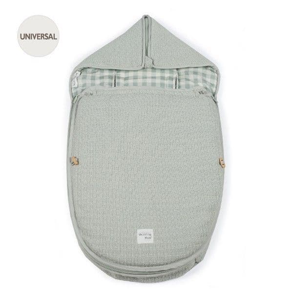 Walking Mum Saco universal para Grupo 0/alcofa I Love Vichy Verde - 36305