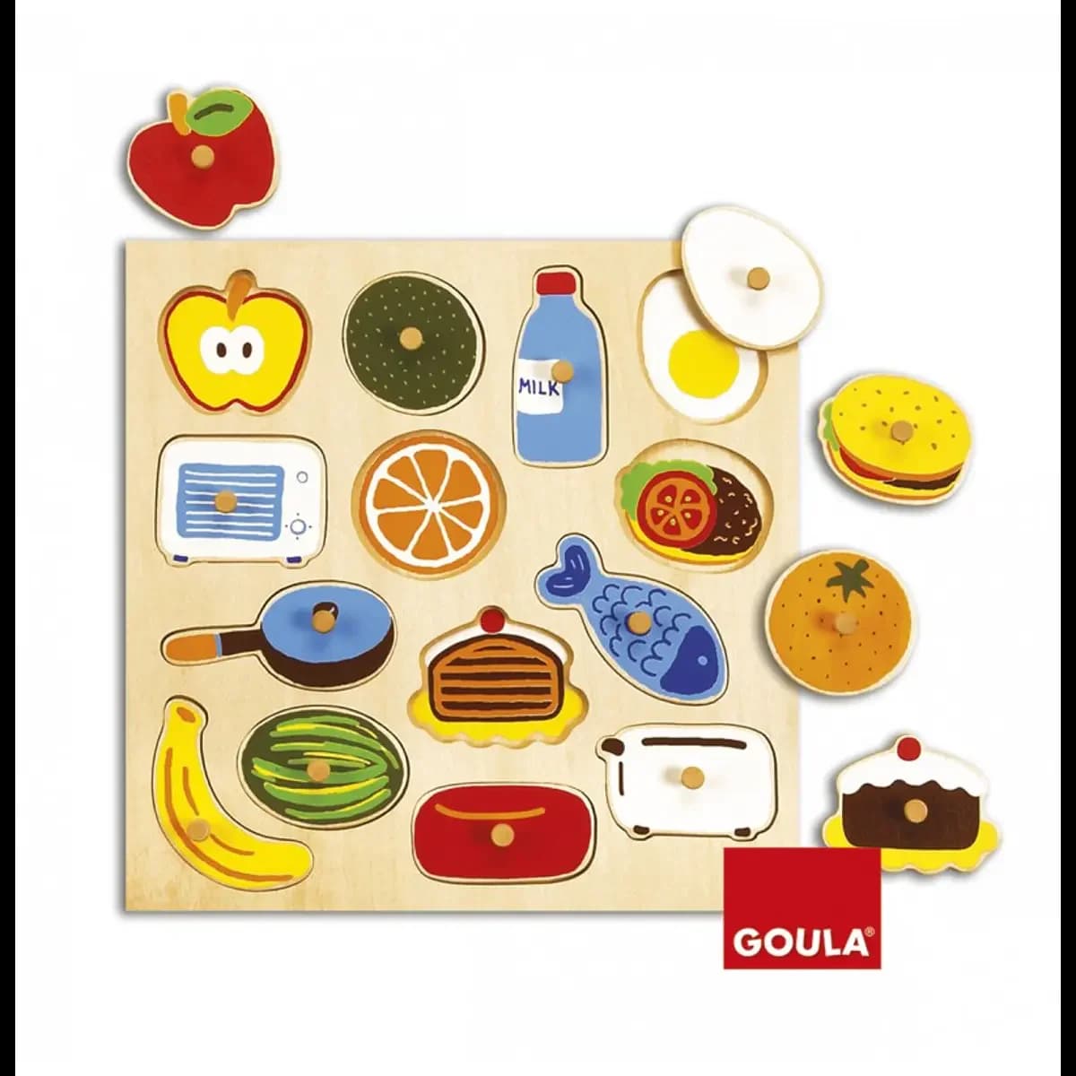 Goula Puzzle Dentro e Fora 14 peças - 53024