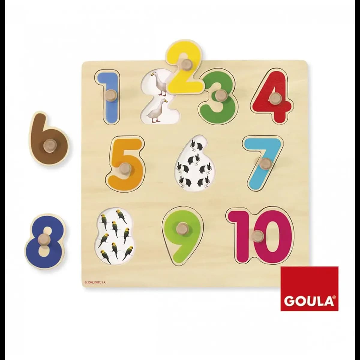 Goula Puzzle Números 10 peças - 53074