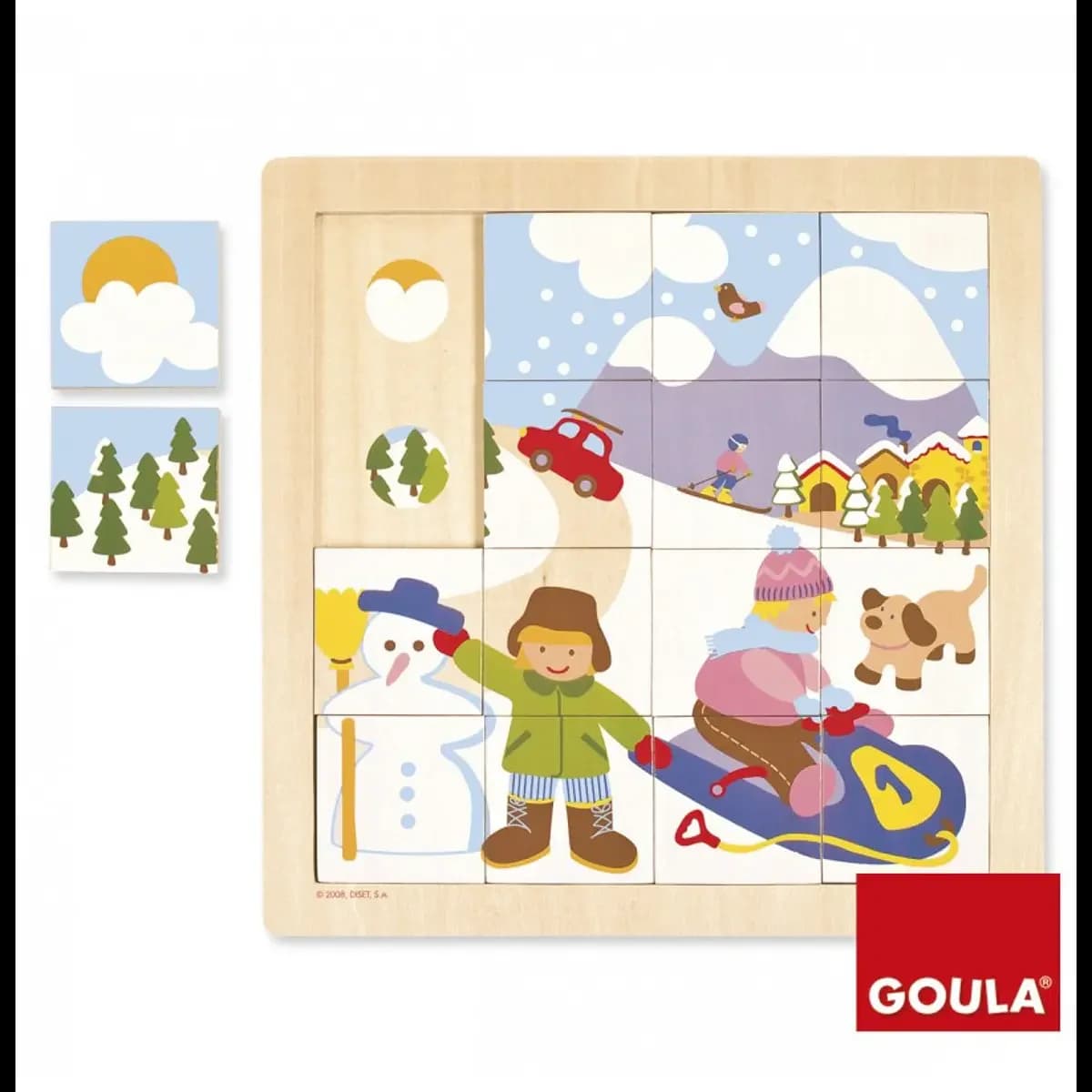 Goula Puzzle Inverno 16 peças - 53088